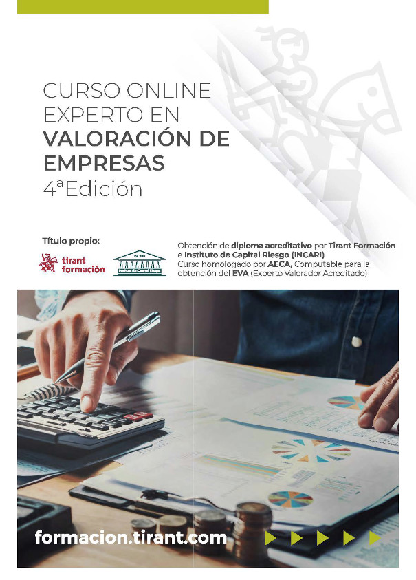 CURSO  ONLINE EXPERTO DN VALORACION DE EMPRESAS